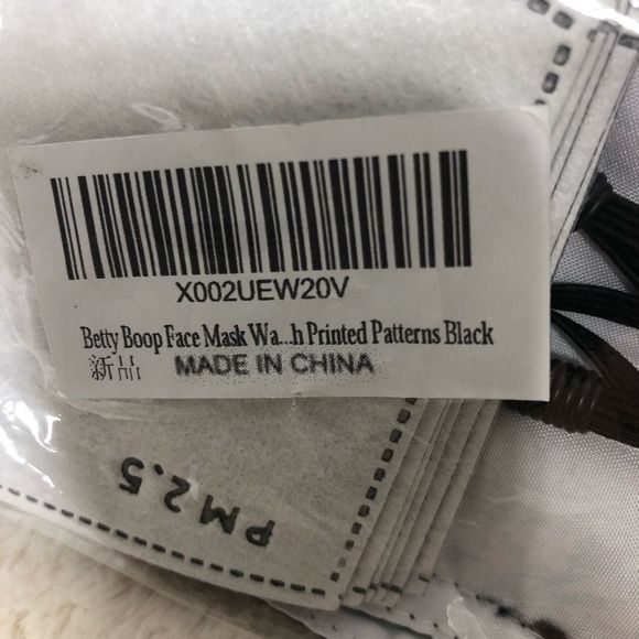 🔴 2 for $25 Betty Boop Face Mask 3 pack Washable and reusable face protection - Picture 2 of 3